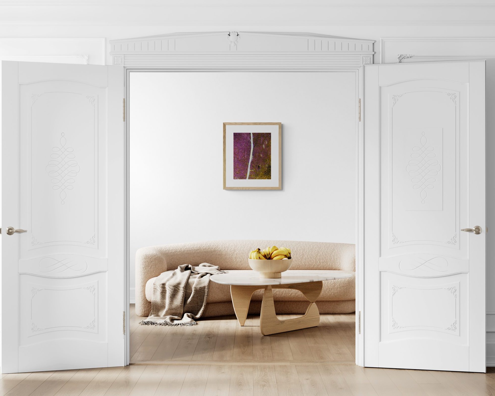 interior-view-of-the-hallway-and-living-room